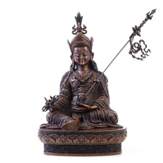 莲花生大士佛像 莲花生大师佛像摆件尼泊尔工艺密宗藏传 