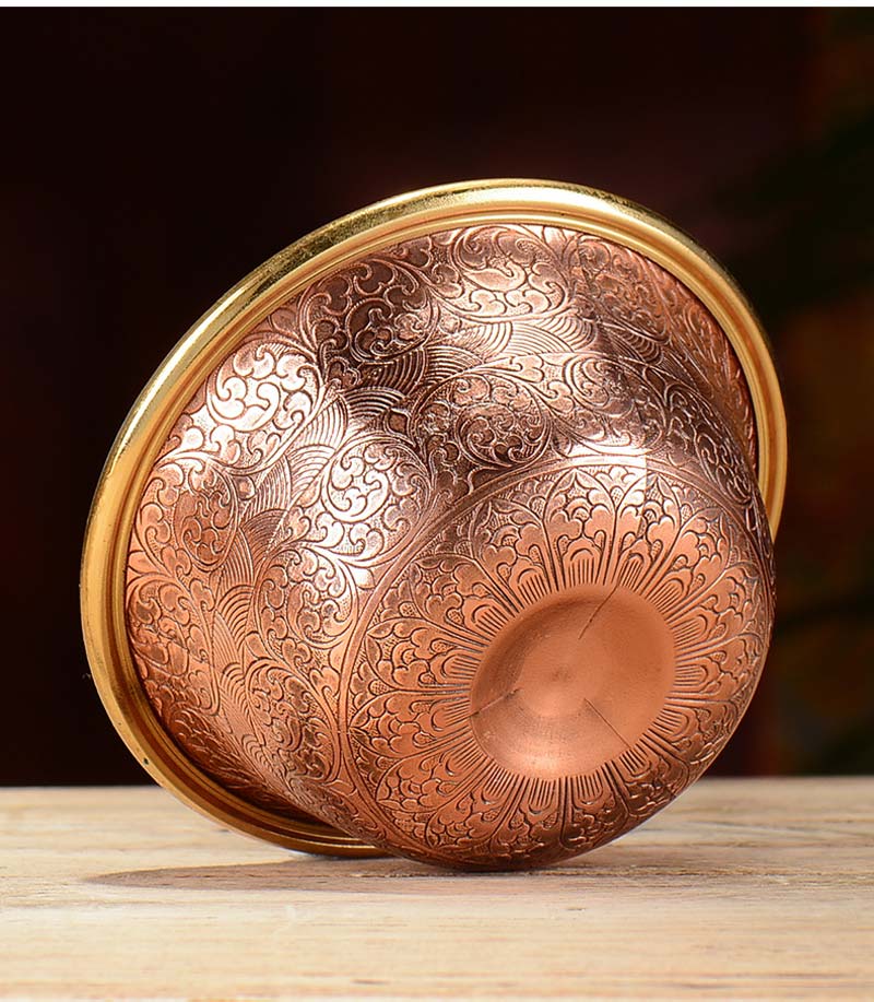 火鸟工艺供水杯用品杯用品桌面佛具铜红铜