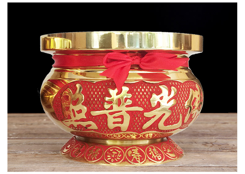 炫鑫佛艺  纯铜合金香炉供佛香熏炉家用室内供奉供财神供关公供佛