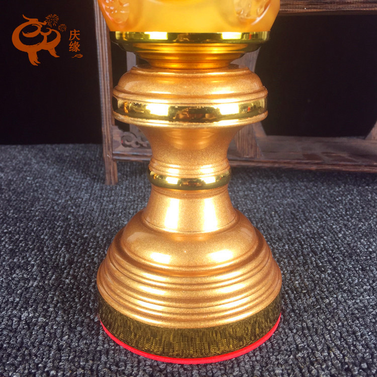 庆缘 LED合金琉璃射灯招财进宝