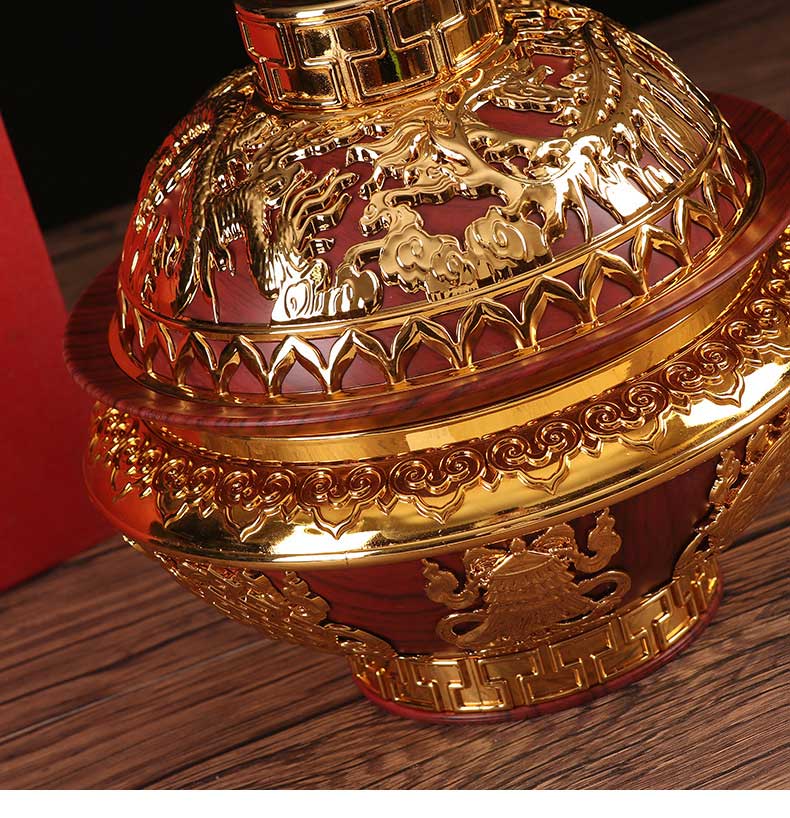 厂家批发祥云干果盒供佛五谷米盒佛堂佛教供品盒藏式八吉祥糌粑盒