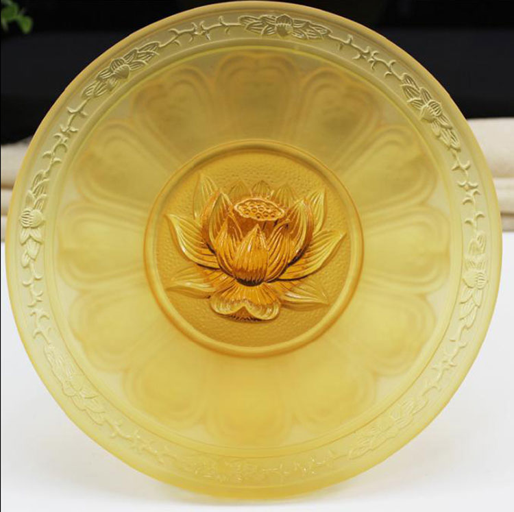 锋明琉璃  净莲果碟