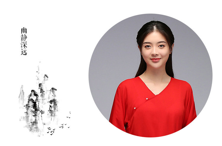 茶服女文艺复古气质中国风连衣裙 禅意改良汉服禅舞服民族风