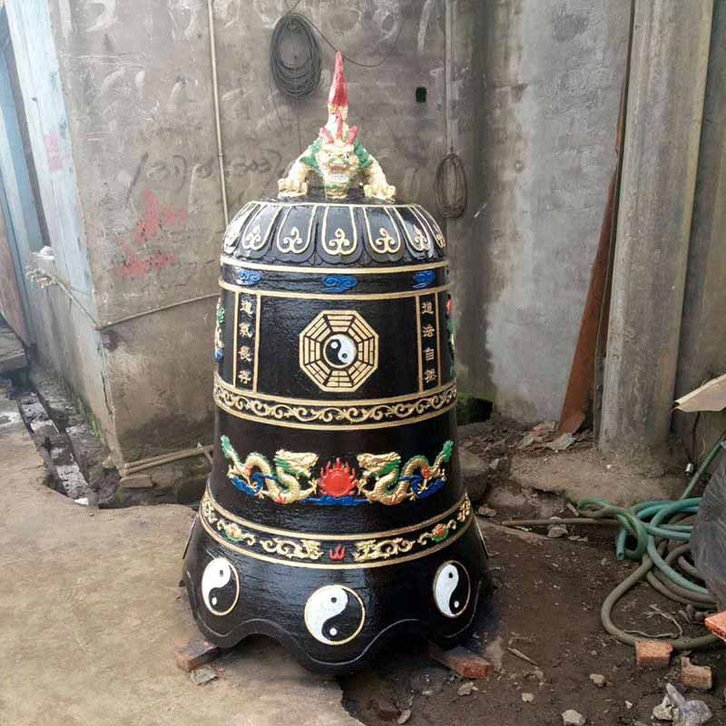 寺庙大铁钟教堂佛教宗祠寺院寺院铜钟警钟长鸣撞钟佛堂铁钟 