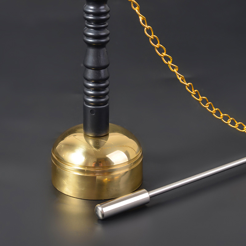 寺庙法会引磬佛教用品法器纯铜直杆引磬长柄引庆铜磬引擎佛乐铜钟 