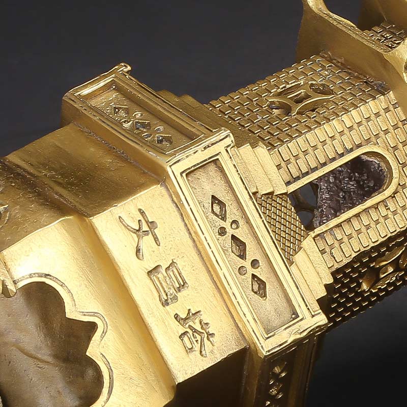 纯铜文昌塔摆件 九层十三层塔办公室书桌助学业办公室装饰 