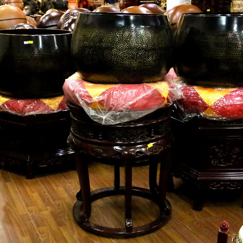 台湾加厚铜磬 大磬寺庙法器法会用品铜钵佛教念佛经木鱼 