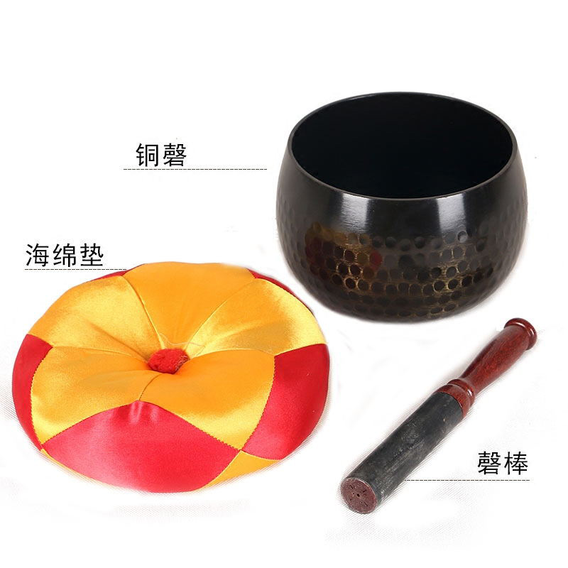 台湾加厚铜磬 大磬寺庙法器法会用品铜钵佛教念佛经木鱼 