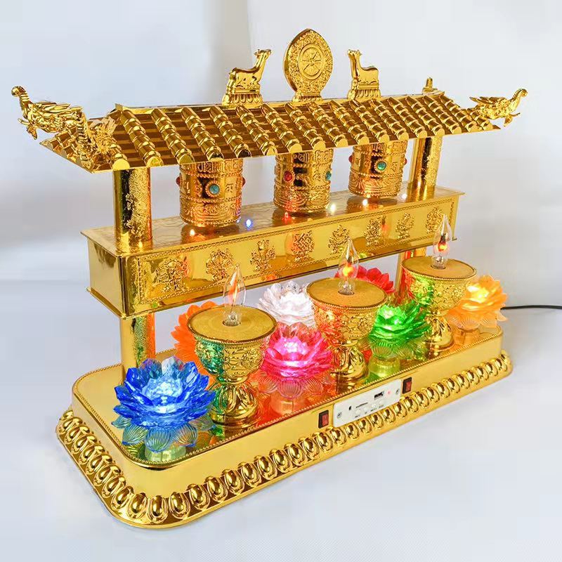 兴旺工艺  电子酥油灯多功能念佛机