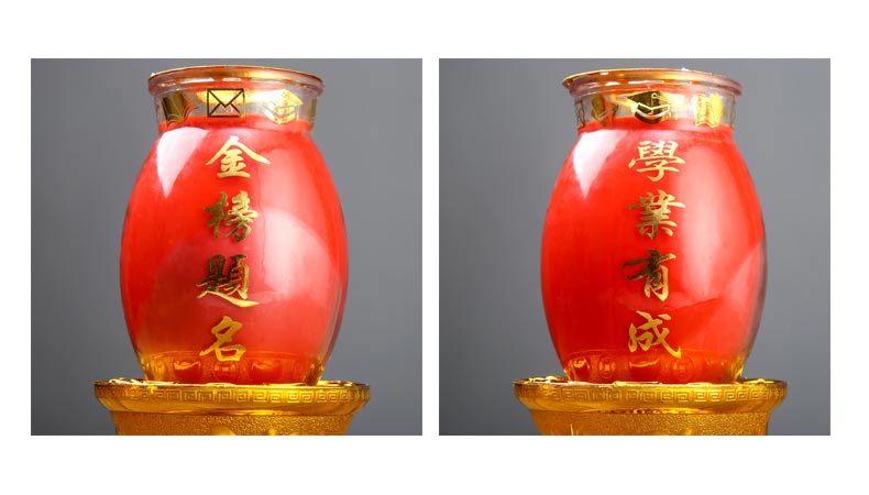 招财酥油灯 供佛长明灯 3天斗烛蜡烛台酥油灯座家用批发