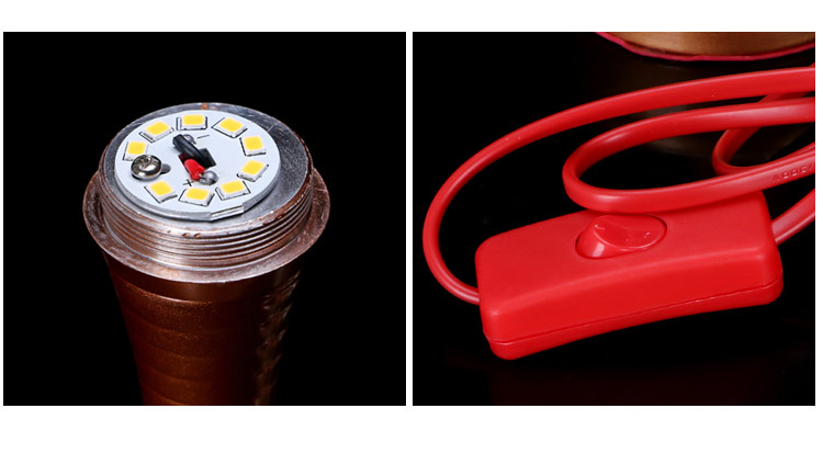 佛教用品合金七彩莲花灯led佛前供灯水晶观音长明灯一对 