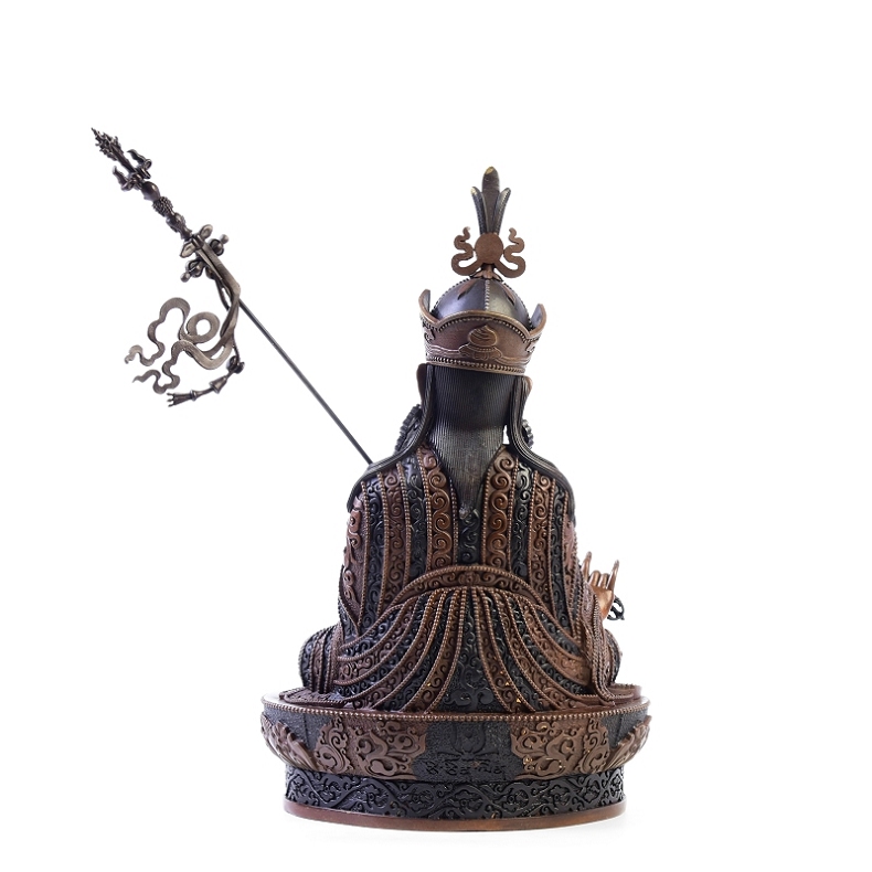 莲花生大士佛像 莲花生大师佛像摆件尼泊尔工艺密宗藏传 