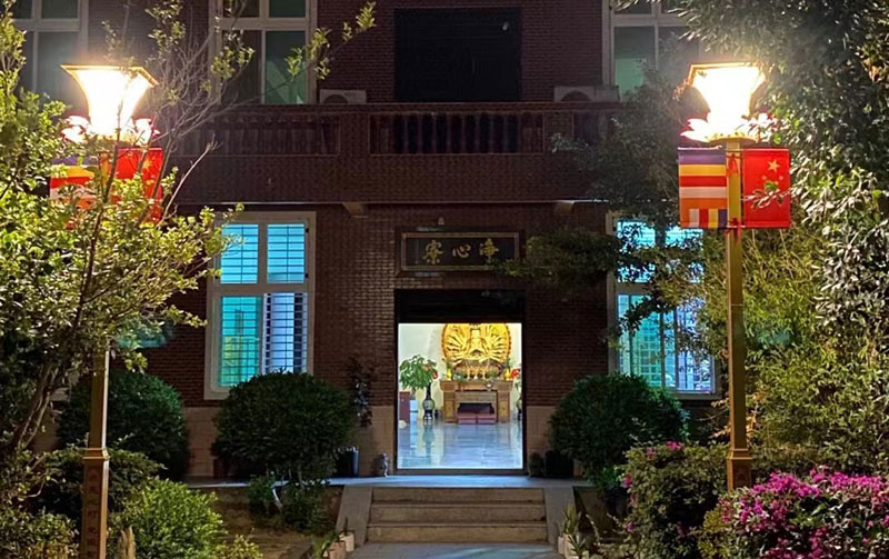 坎特拉太阳能智慧莲花灯仿古灯