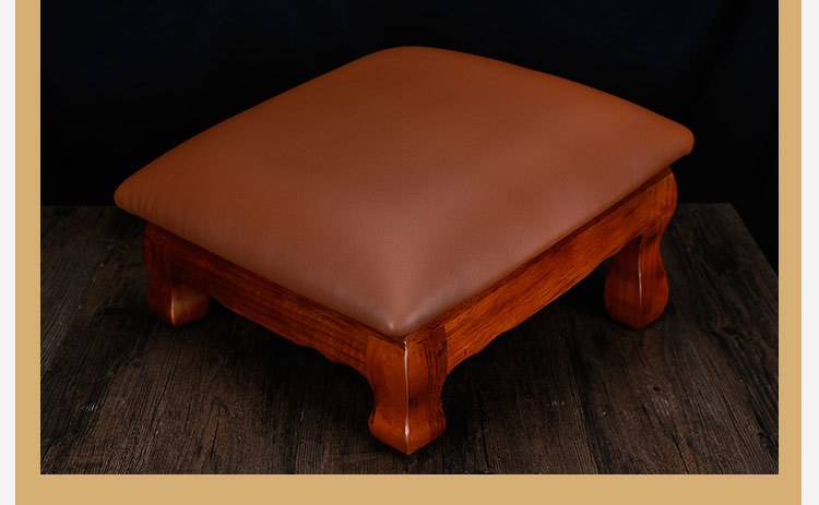 高档实木磕头四角大拜垫拜佛垫打坐蒲团拜凳顺滑加厚供佛跪垫家用 