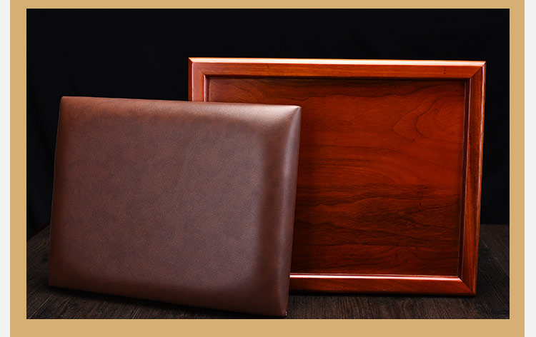 高档实木磕头四角大拜垫拜佛垫打坐蒲团拜凳顺滑加厚供佛跪垫家用 