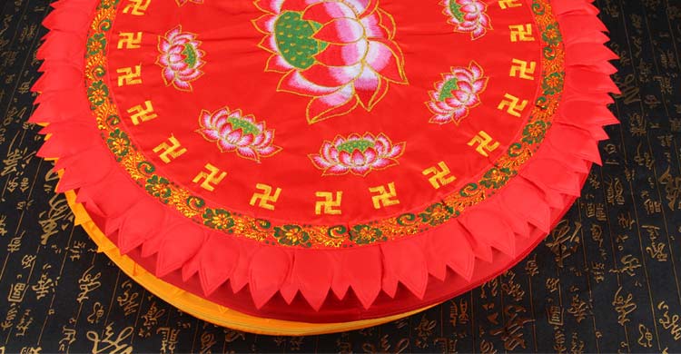 拜垫蒲团 拜跪垫拜凳打坐垫 珍珠棉莲花拜佛垫棕榈拜垫瑜伽拜佛 