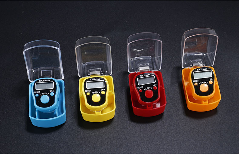 念佛念经计数器手戒指型手指电子手动记数器五通道多功能电子数显