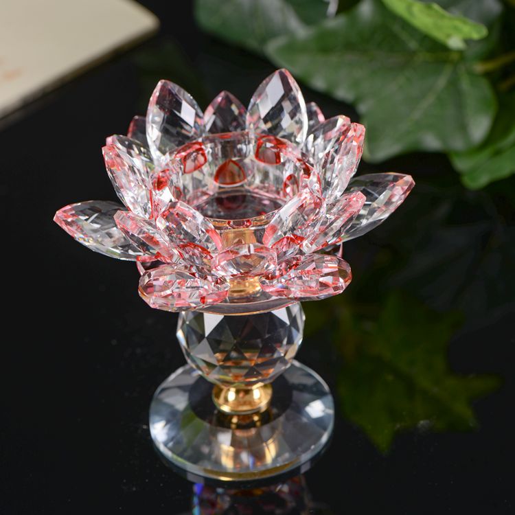 水晶莲花灯（酥油灯)